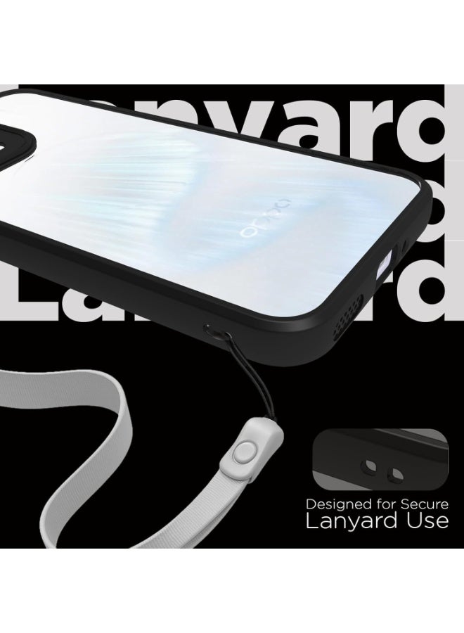 جراب حماية خلفي صلب شفاف مقاوم للصدمات لهاتف OPPO Reno 15 [مضاد للاصفرار]، غطاء خلفي شفاف مع حواف من مادة TPU لحماية الهاتف. - Image 4